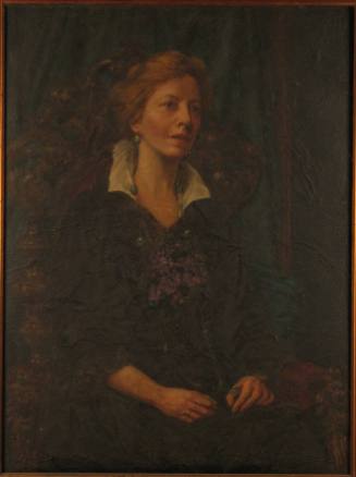 Portrait of the Irish Novelist Jessie Louisa Rickard (1876 - 1963)