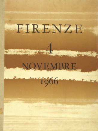 Firenze, 4 novembre 1966: 12 litografie originali a colori di Luciano Guarnieri con prefazione e 1 litografia originale a colori di Pietro Annigoni