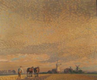 Ploughing on the Sussex Downs (La Chârrue)